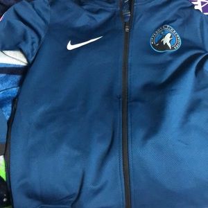 Timberwolves zip up jacket